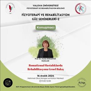 Fizyoterapi ve Rehabilitasyon Güz Seminerleri -II